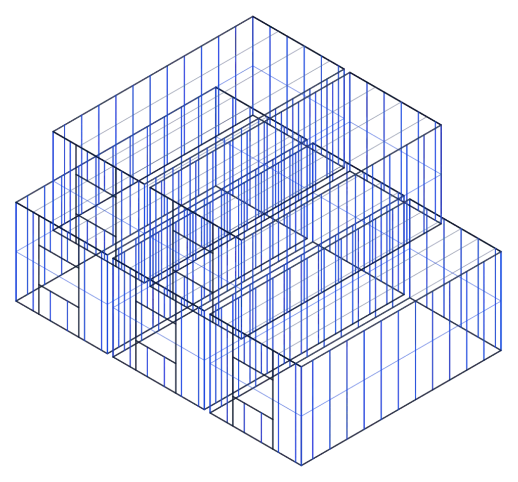 Modular Light LGS framing model — LGS framing model