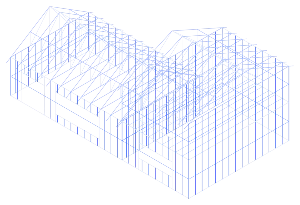 Villa LGS framing model — LGS framing model